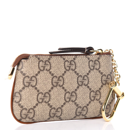 Gucci GG Supreme Monogram Key Case Brown 3 of 8