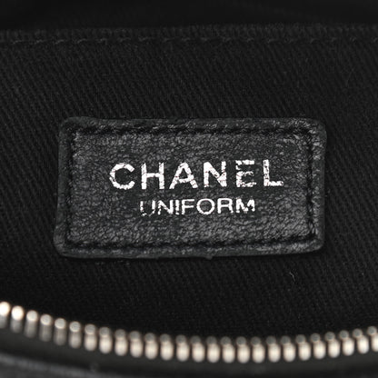 Chanel Grained Calfskin Quilted Waist Belt Bag Black 6 of 11