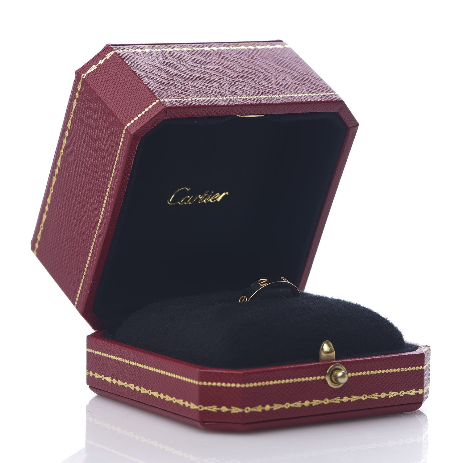 Cartier 18K Yellow Gold 3.5mm LOVE Wedding Band Ring 55 7.25 5 of 5