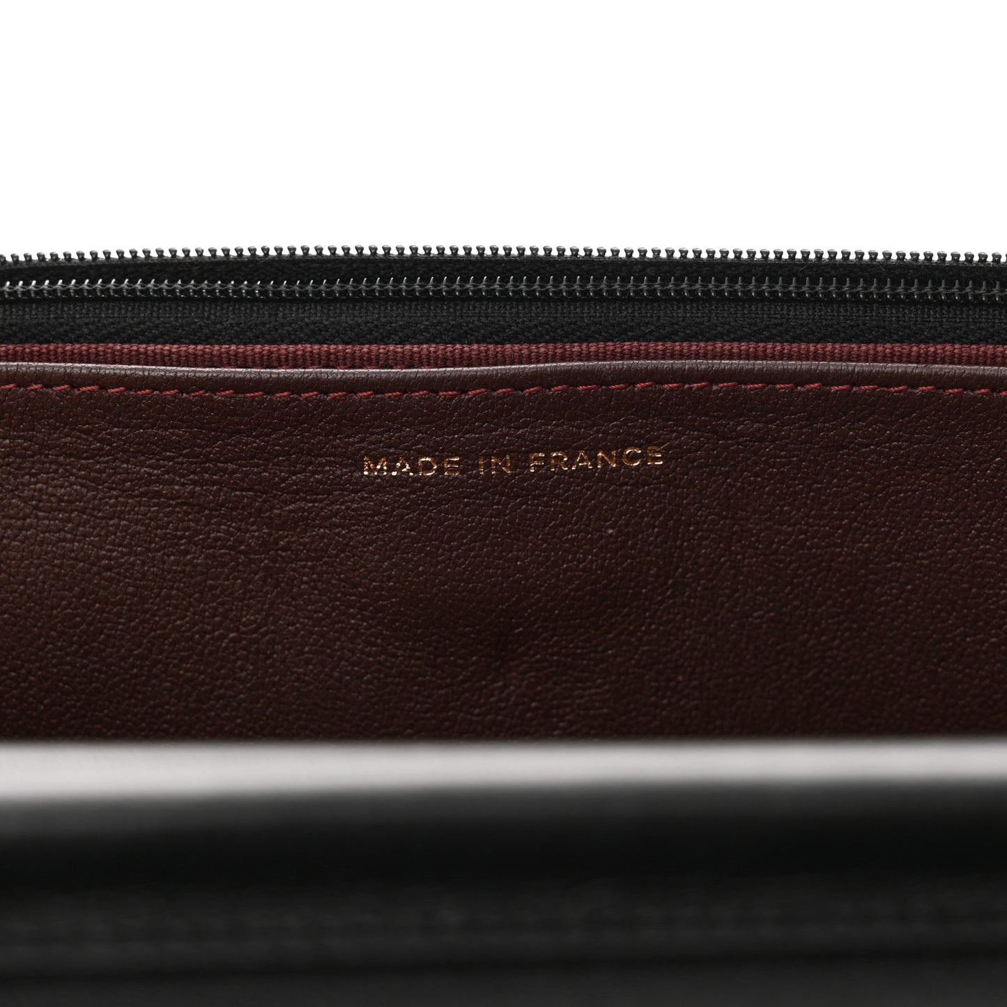 Lambskin Quilted Wallet On Chain WOC Black