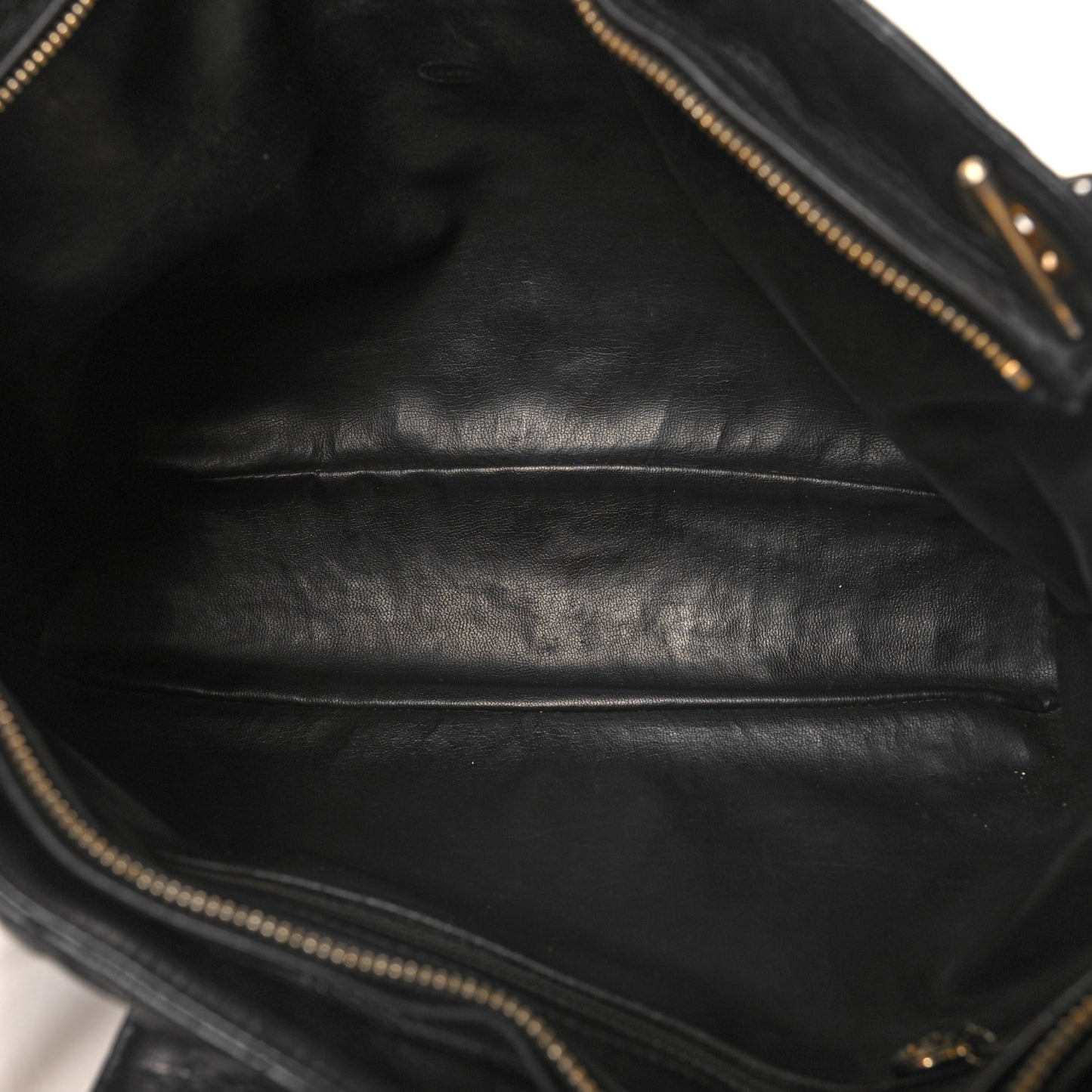 Lambskin Quilted Shoulder Bag Black