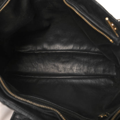 Chanel Lambskin Quilted Shoulder Bag Black 5 of 10