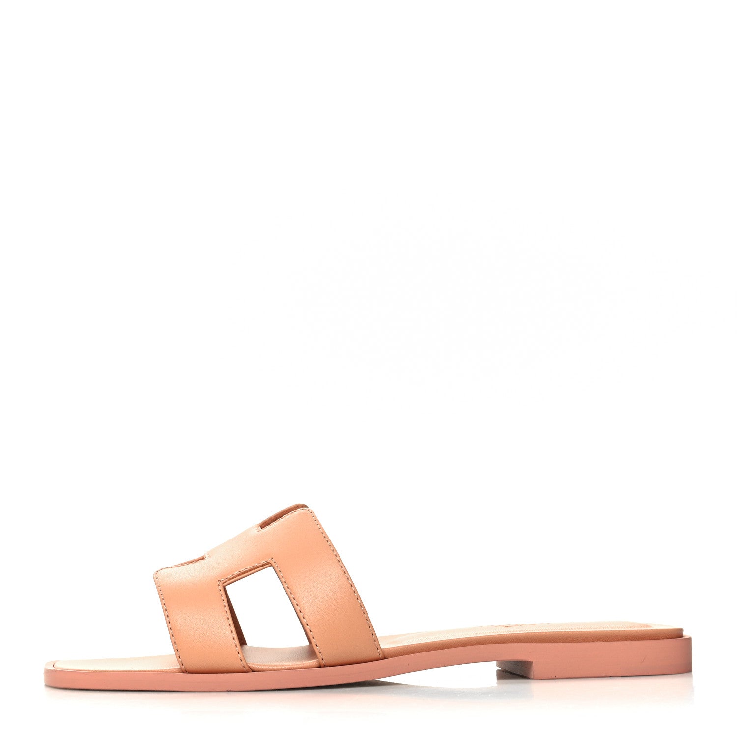 Hermes Calfskin Oran Sandals 36 Granit Rose 1 of 9