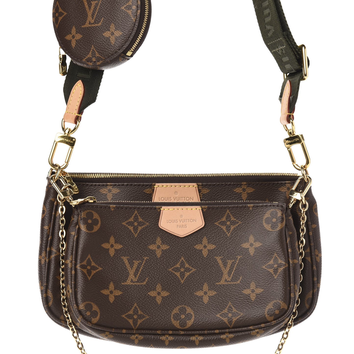 Monogram Multi Pochette Accessories Kaki