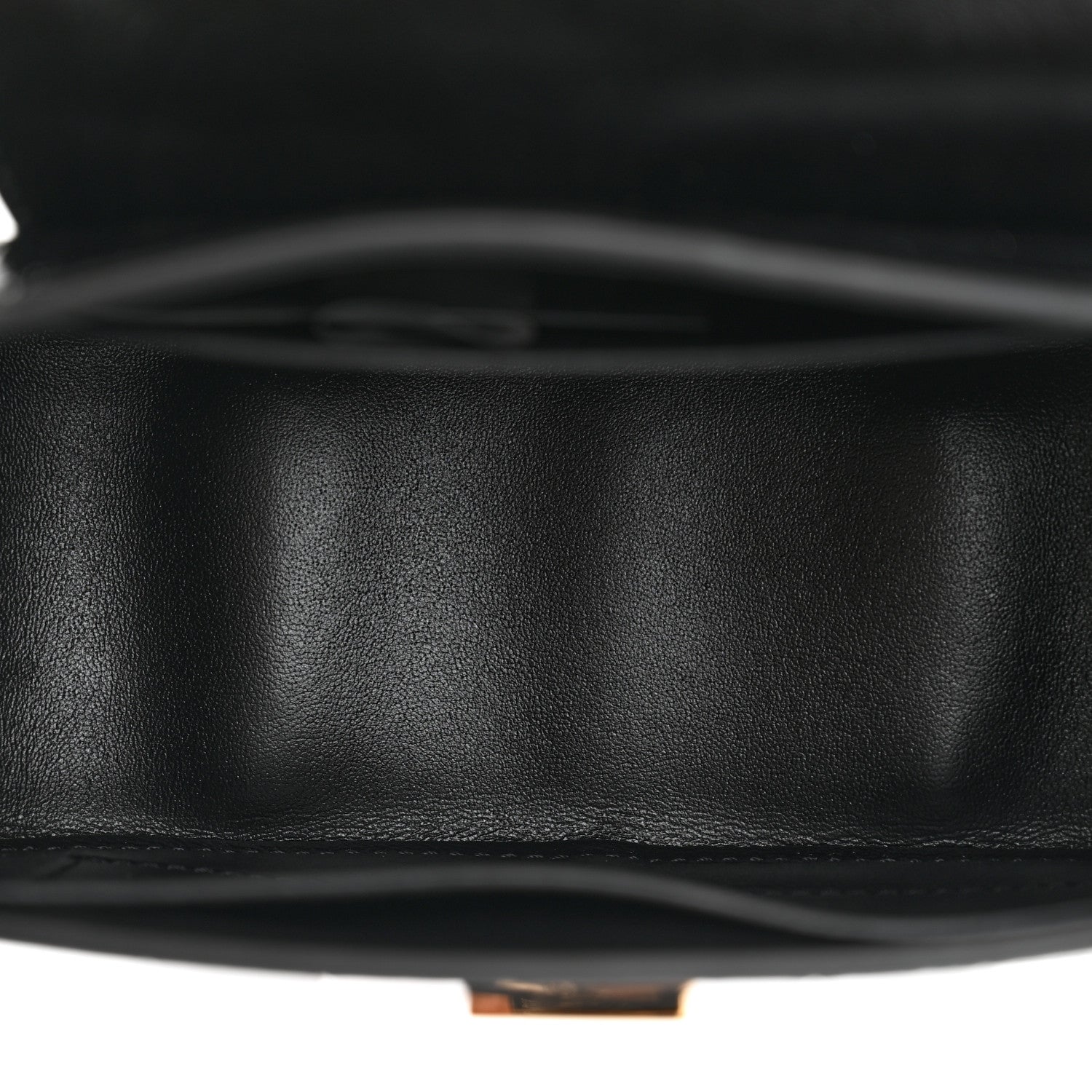 Versace Calfskin Crocodile Embossed Greca Goddess Mini Top Handle Bag Black 5 of 13