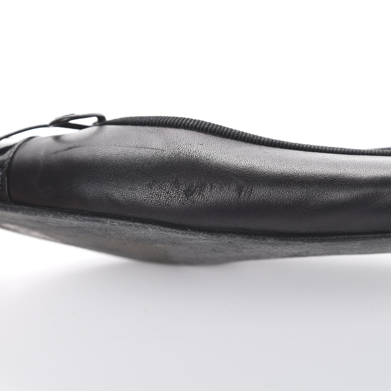 Chanel Lambskin Patent Cap Toe Ballerina Flats 37.5 Black 19 of 20
