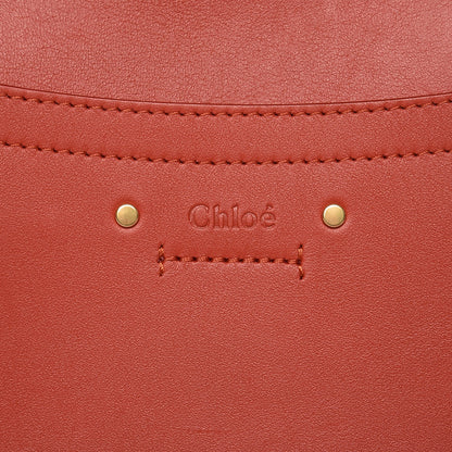 Chloe Calfskin Suede Small Roy Bag Earthy Red 8 of 9