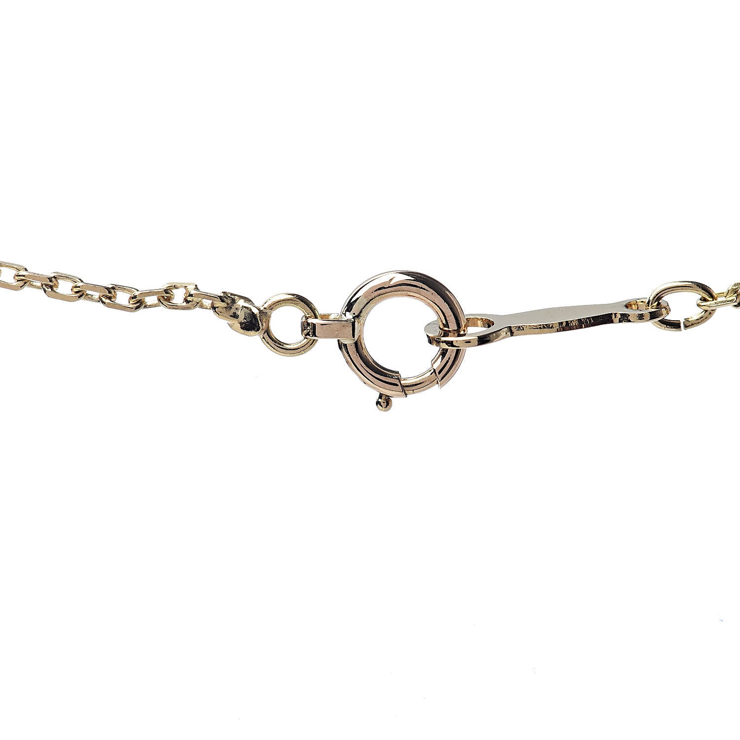 Mikimoto 18K Yellow Gold Akoya Pearl 3mm Logo Pendant Necklace 5 of 6