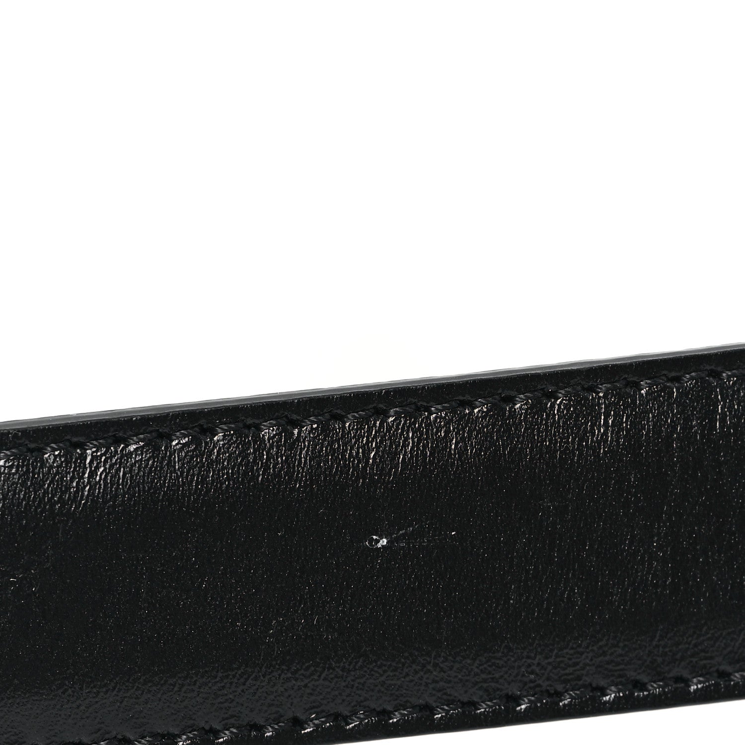 Celine Box Calfskin Medium 25mm Triomphe Belt 70 28 Black 5 of 5