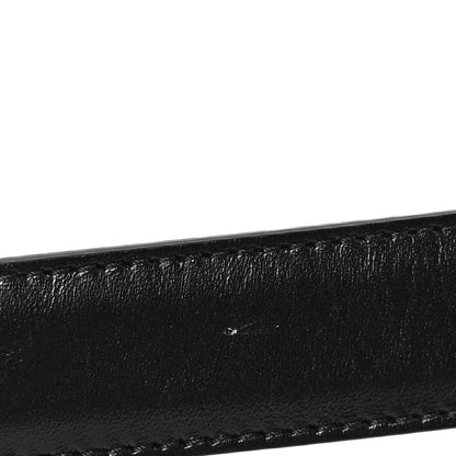 Celine Box Calfskin Medium 25mm Triomphe Belt 70 28 Black 5 of 5