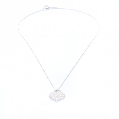 Tiffany Sterling Silver I Love You Heart Tag Pendant 3 of 6