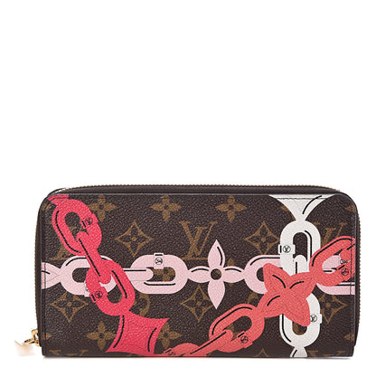 Louis Vuitton Monogram Bay Zippy Wallet Rose Ballerine Poppy 1 of 6