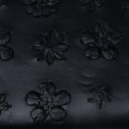 Valentino Garavani Nappa Floral Applique Minaudiere Clutch Black 11 of 11