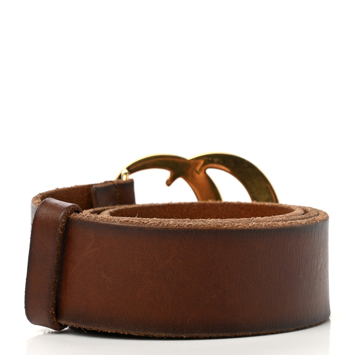 Gucci Faded Calfskin Double G Belt 80 32 Cuir 2 of 7