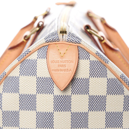 Louis Vuitton Damier Azur Speedy 30 7 of 20