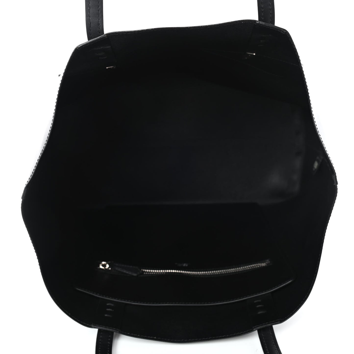 Vitello Ginevra Elaphe Monster Eyes Shopping Tote Black Naturale