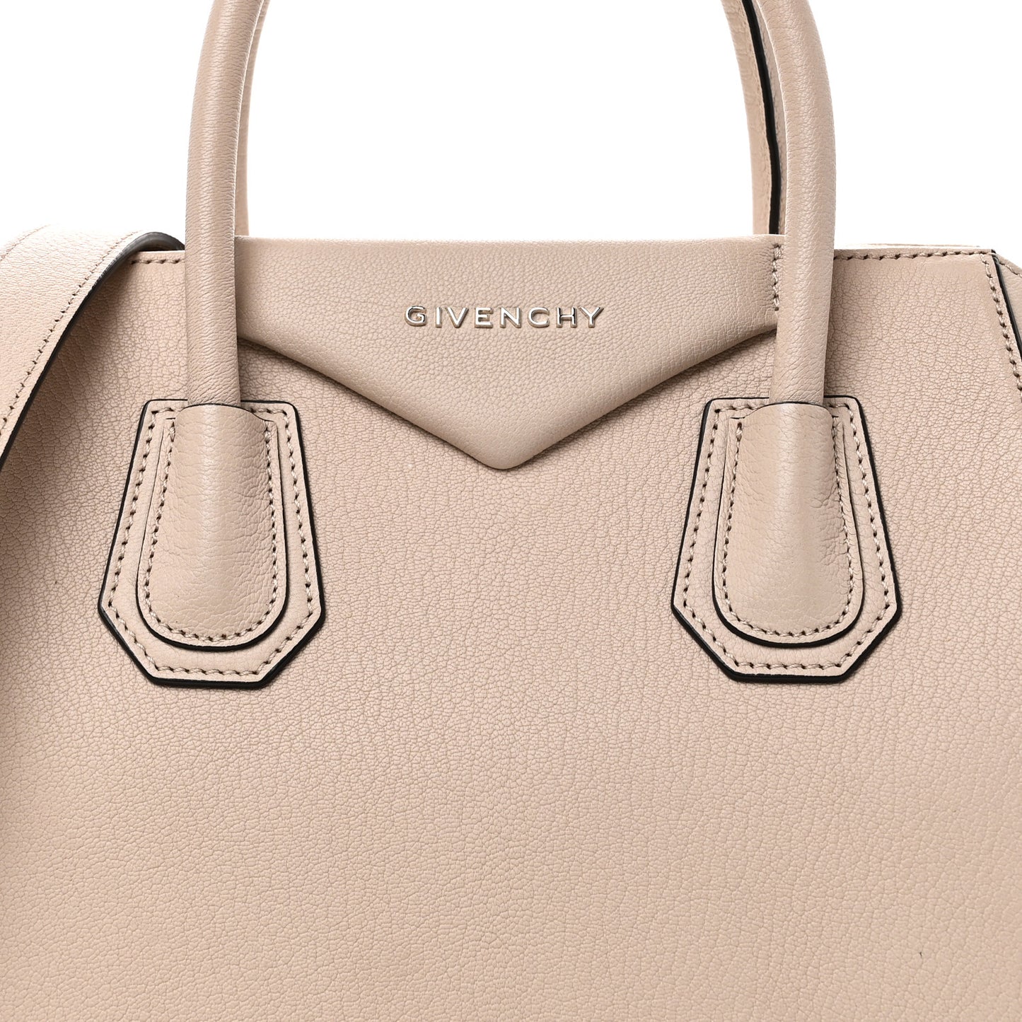 Sugar Goatskin Small Antigona Mastic