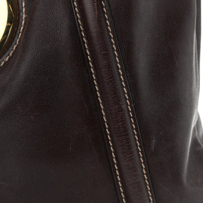 Gucci Calfskin Medium Britt Hobo Dark Brown 14 of 17