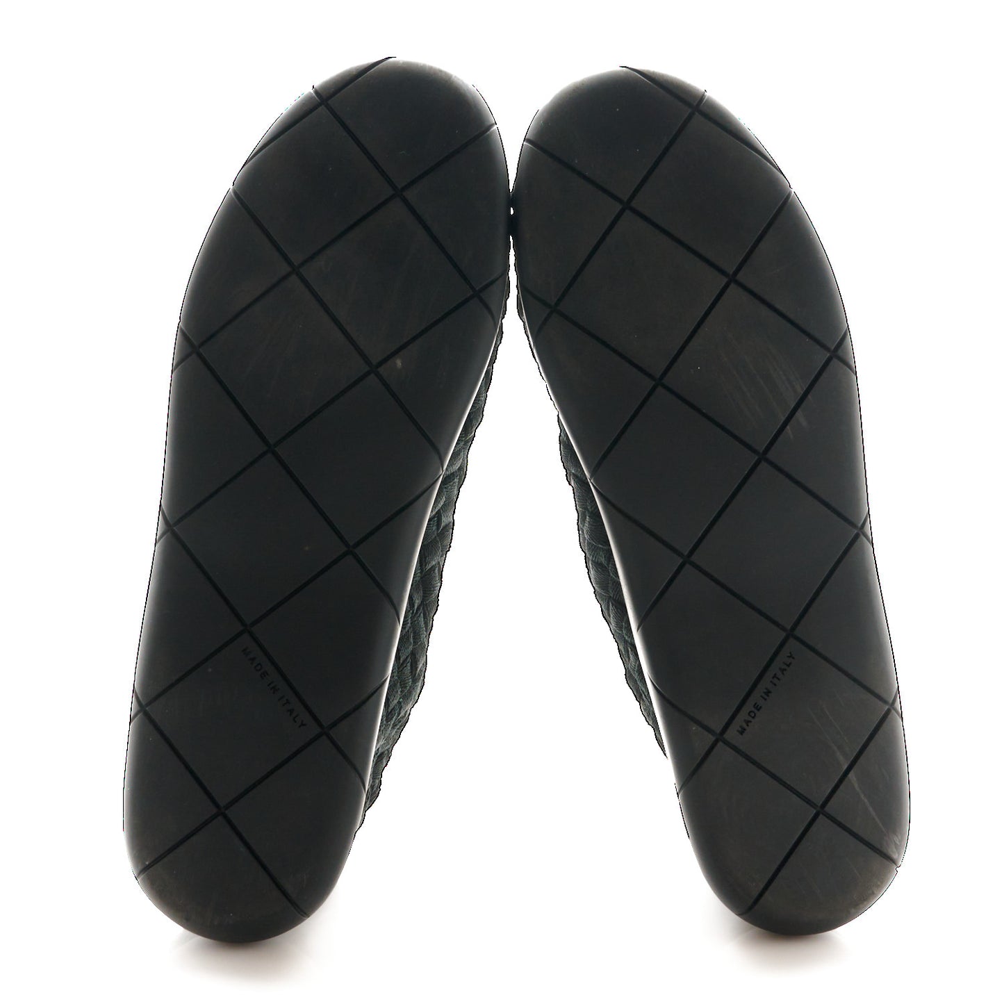 Intrecciato Woven Womens Sneakers 42 Black
