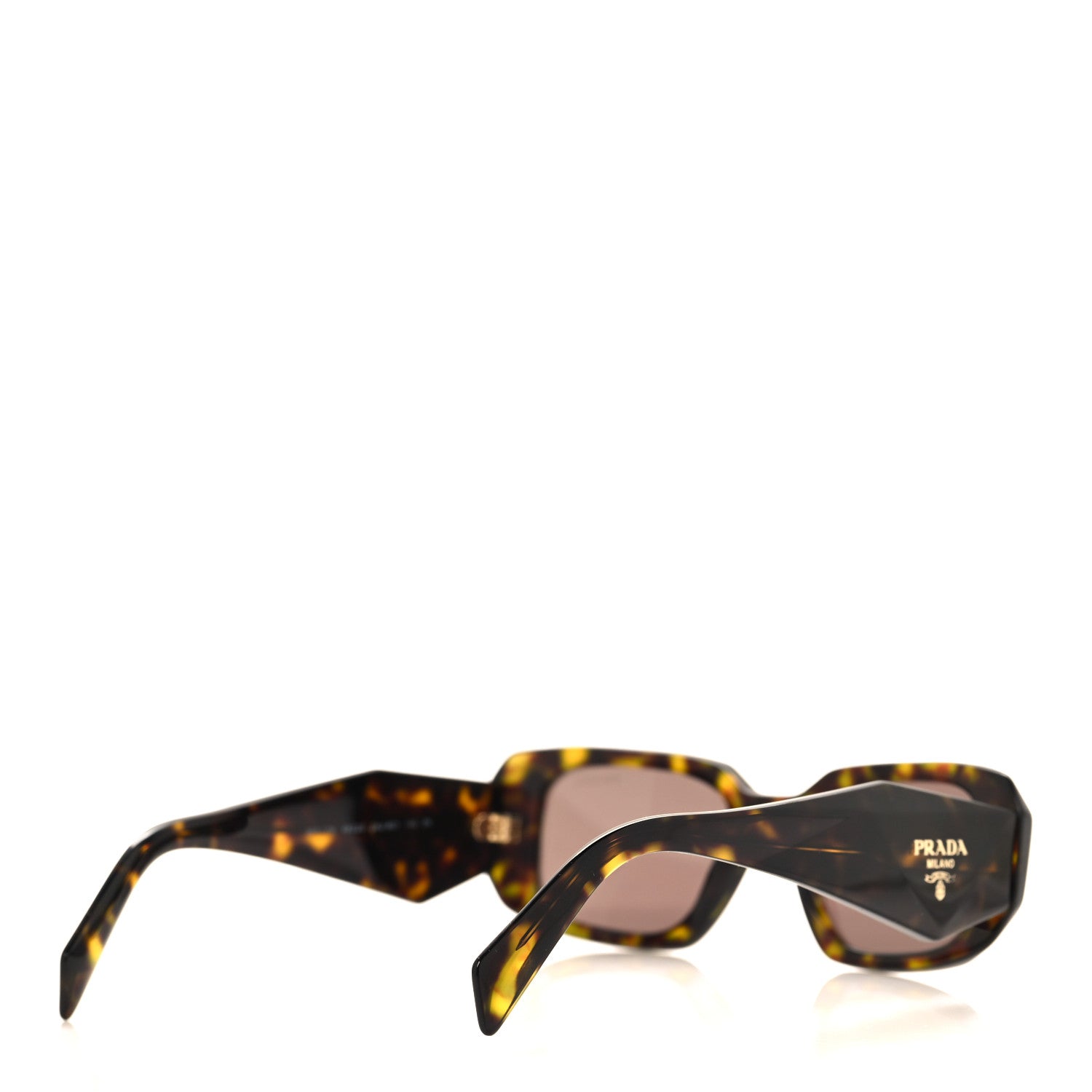 Prada Acetate Symbole Sunglasses SPR 17W Havana 4 of 7