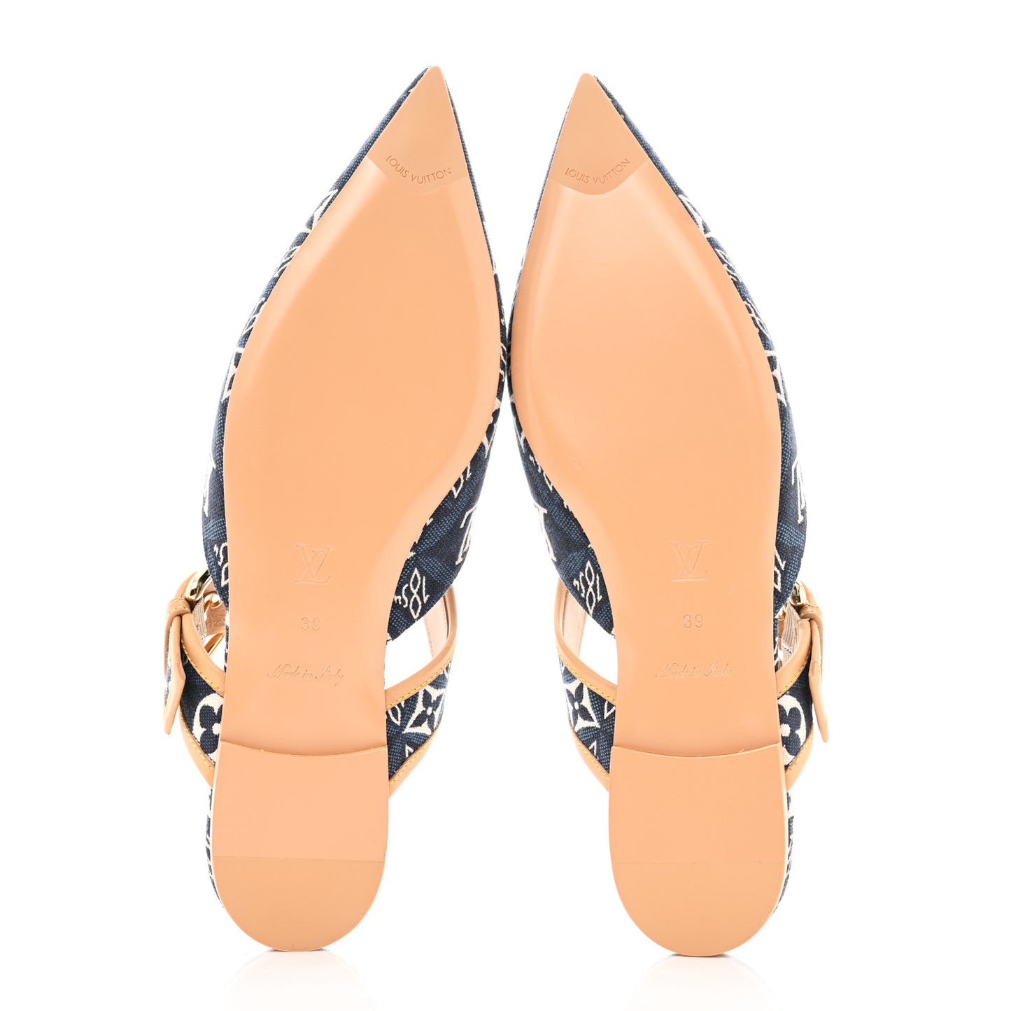 Jacquard Since 1854 Sofia Flat Mules 39 Blue