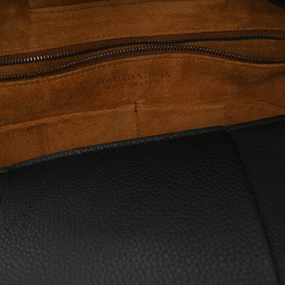 Bottega Veneta Grained Calfskin Maxi Intrecciato Medium Arco Black 6 of 11