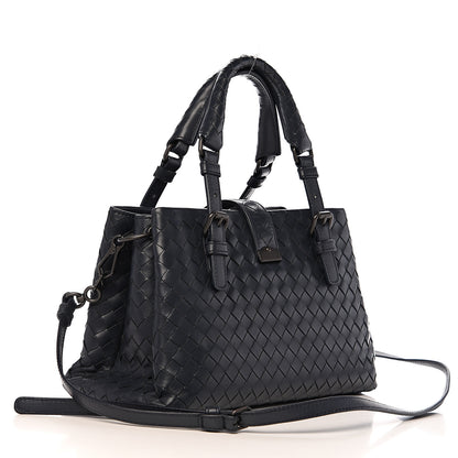 Bottega Veneta Calfskin Intrecciato Mini Roma Light Tourmaline 2 of 10