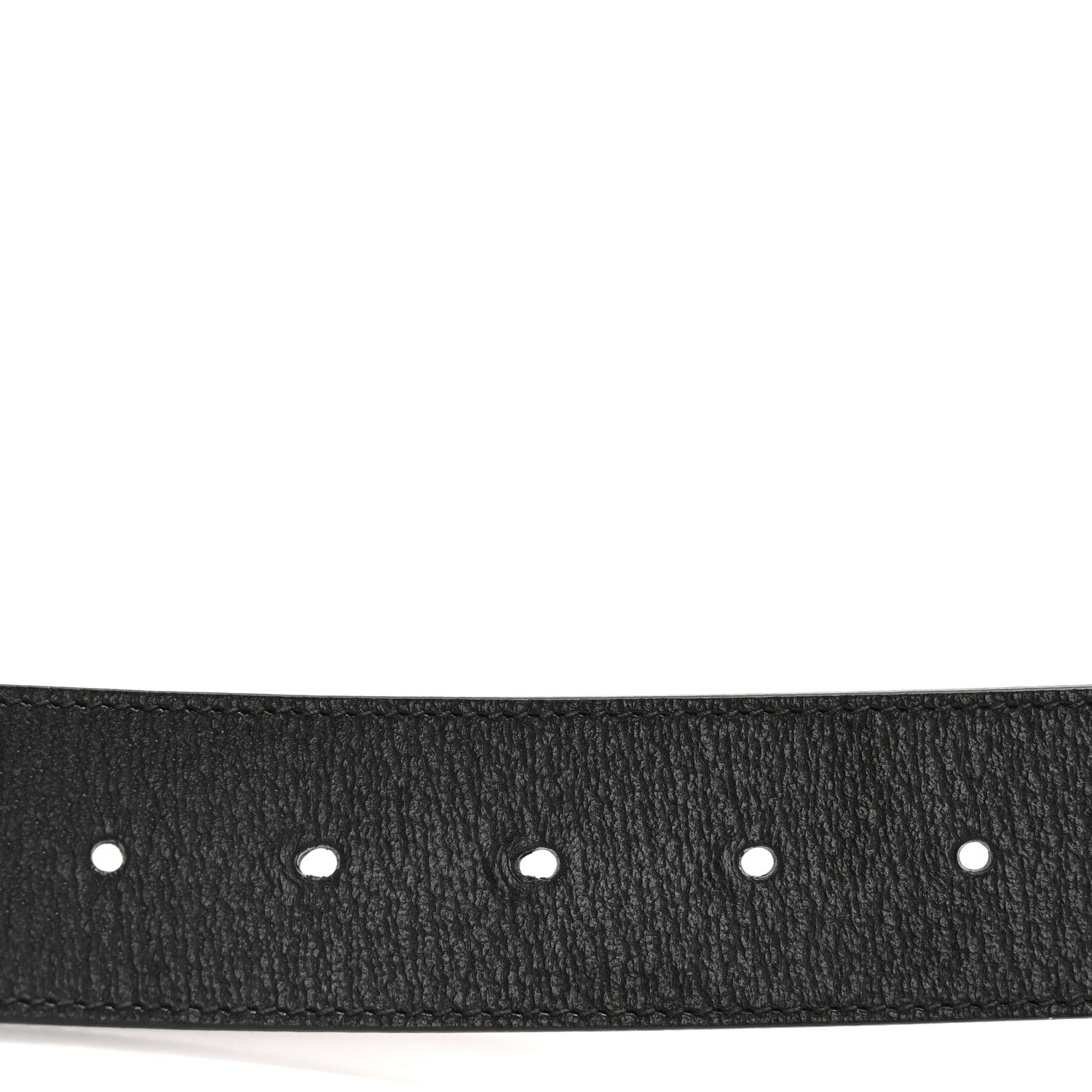 Gucci Textured Calfskin Double G Belt 90 36 Black 3 of 7