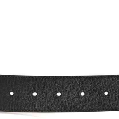 Gucci Textured Calfskin Double G Belt 90 36 Black 3 of 7