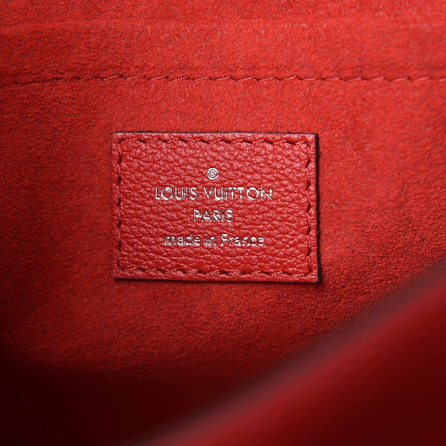 Louis Vuitton Soft Calfskin Mylockme Chain Bag BB Rubis 6 of 8