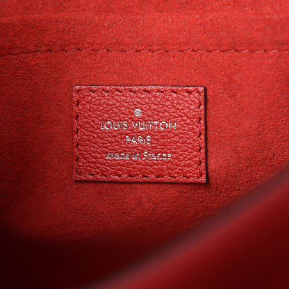 Louis Vuitton Soft Calfskin Mylockme Chain Bag BB Rubis 6 of 8