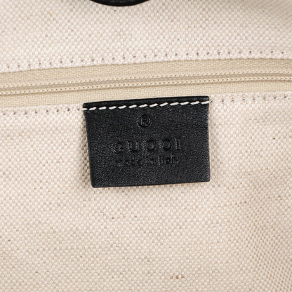 Gucci Guccissima Medium Sukey Tote Black 6 of 8