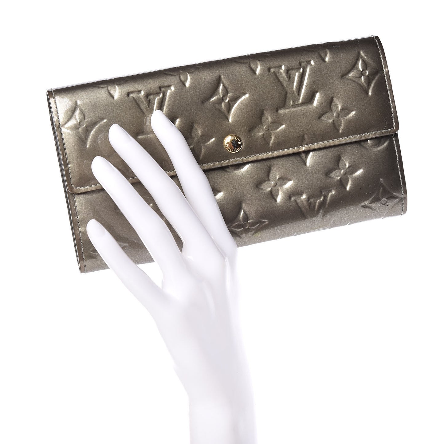 Vernis Sarah Wallet Gris Art Deco