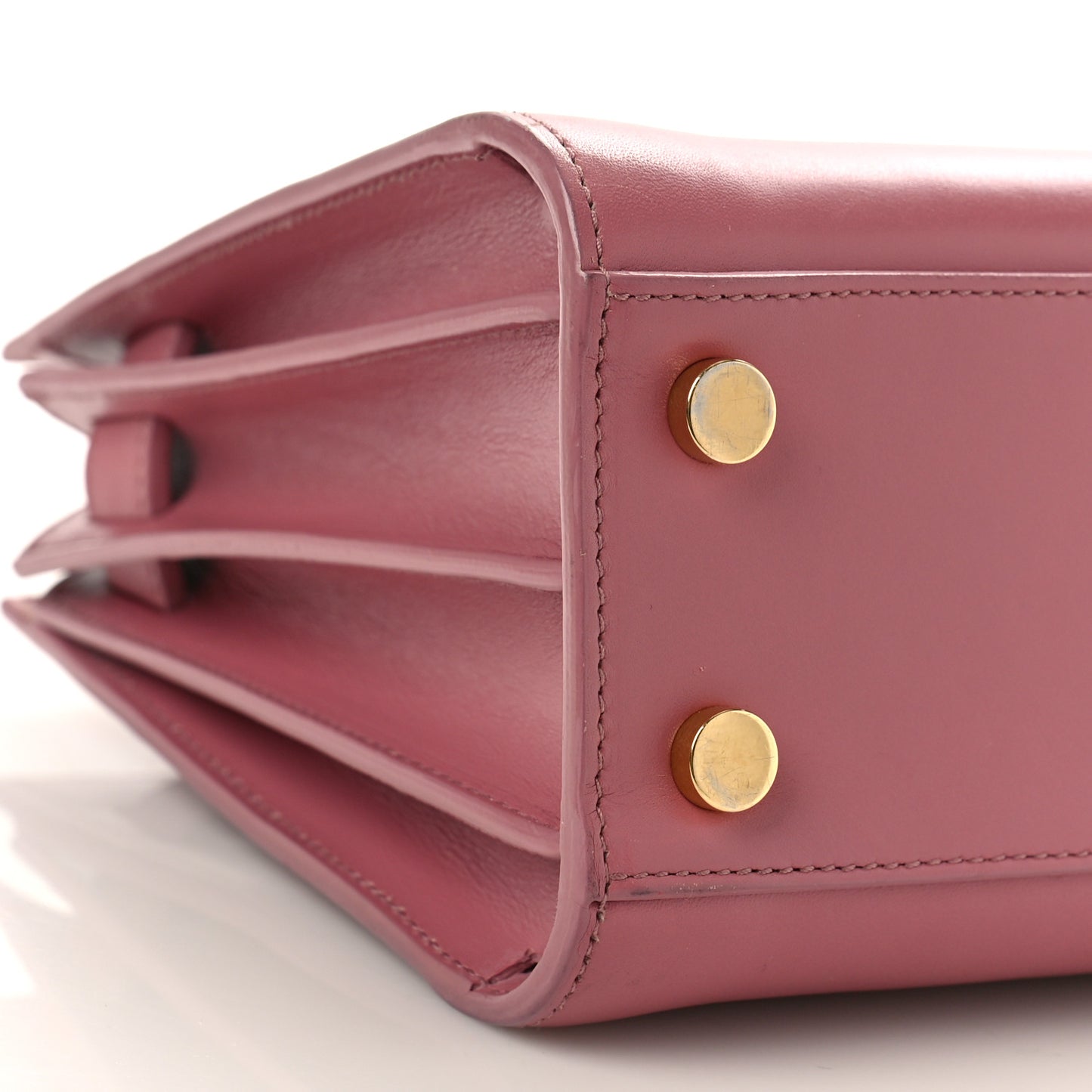 Calfskin Nano Sac De Jour Rose Dark