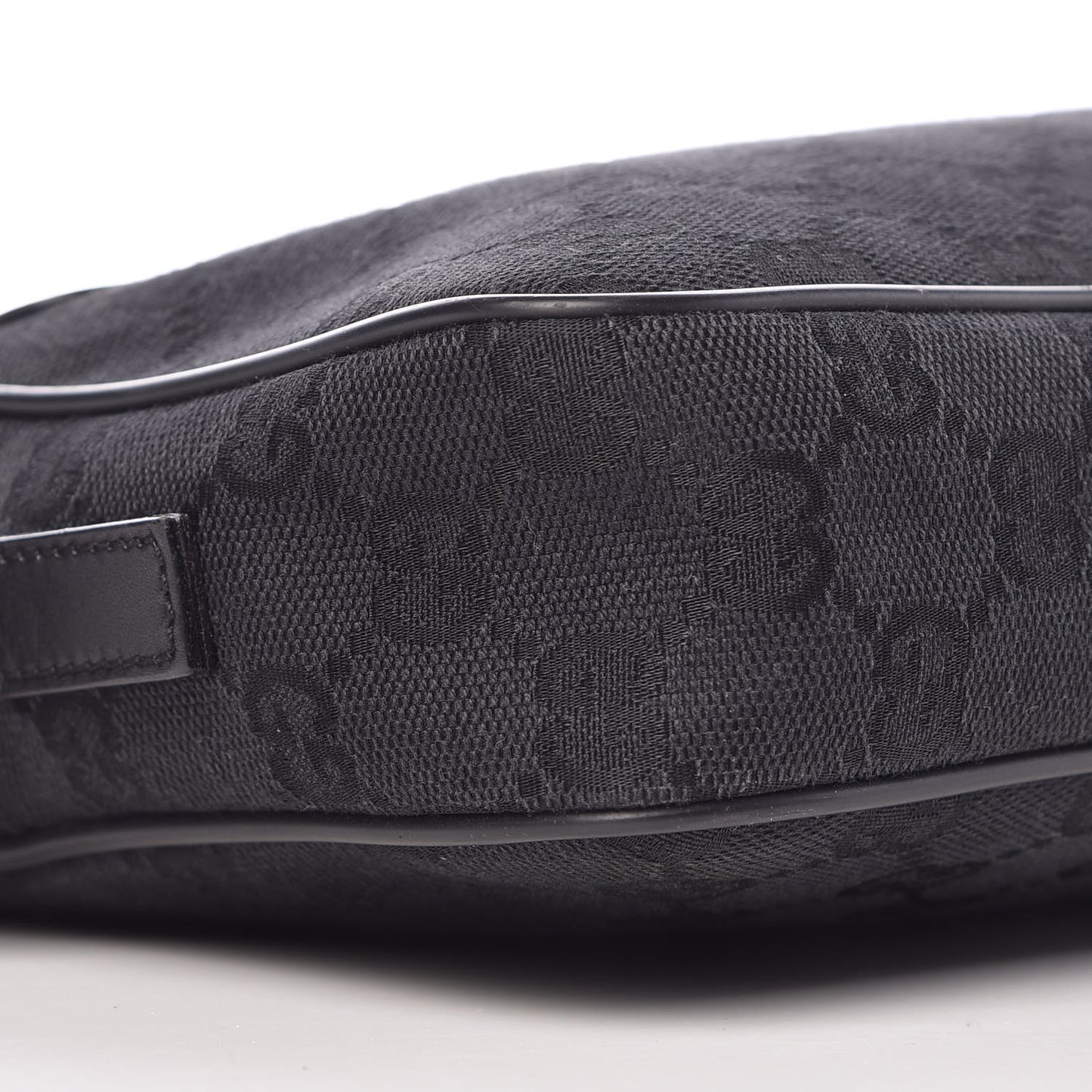 Monogram Wristlet Clutch Black