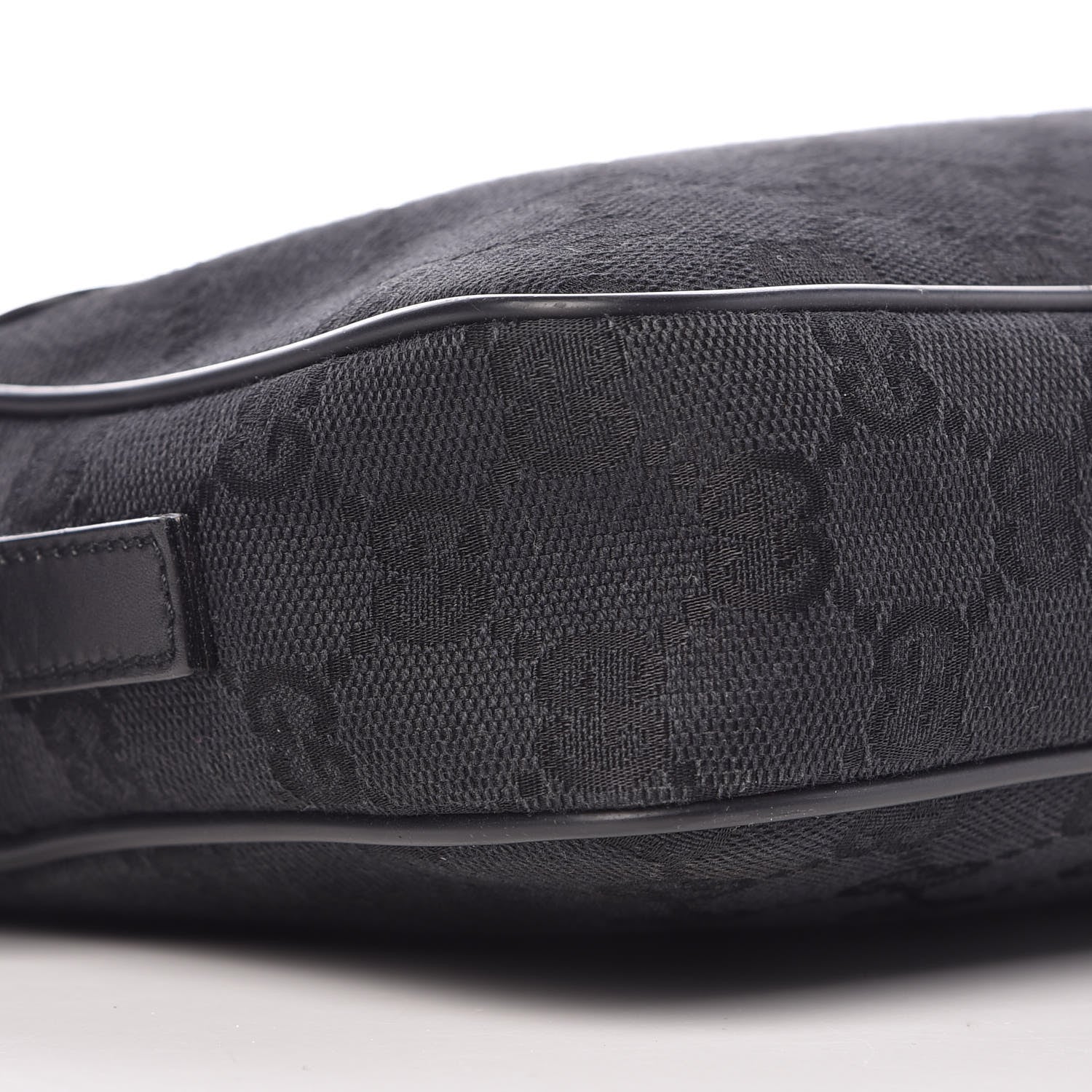 Gucci Monogram Wristlet Clutch Black 9 of 12