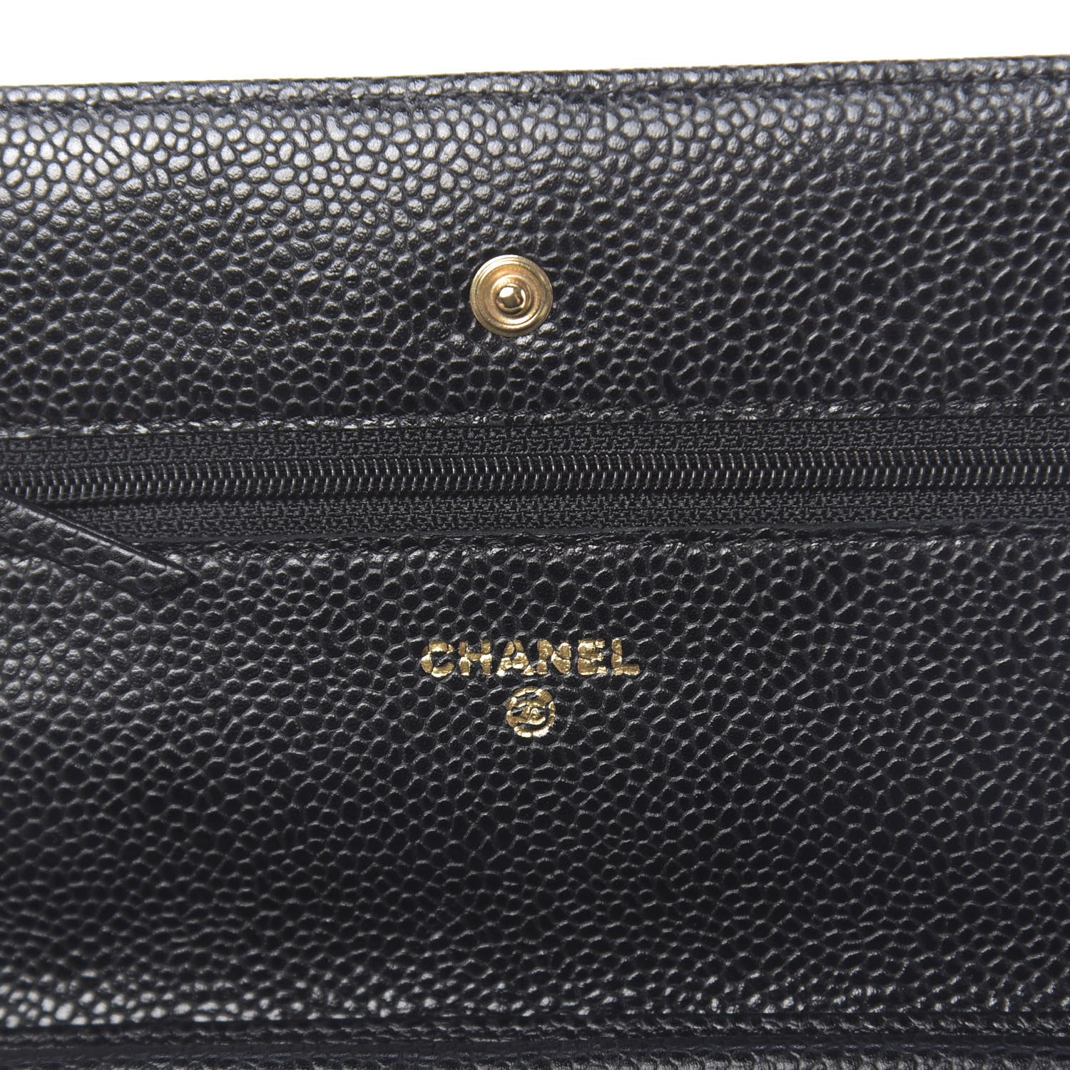 Chanel Caviar Quilted Wallet On Chain WOC Black 6 of 11