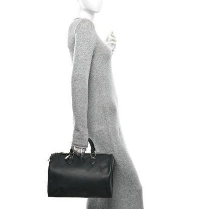 Louis Vuitton Epi Speedy 30 Black 2 of 9
