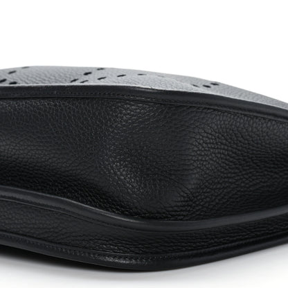 Hermes Taurillon Clemence Evelyne III GM Black 9 of 10