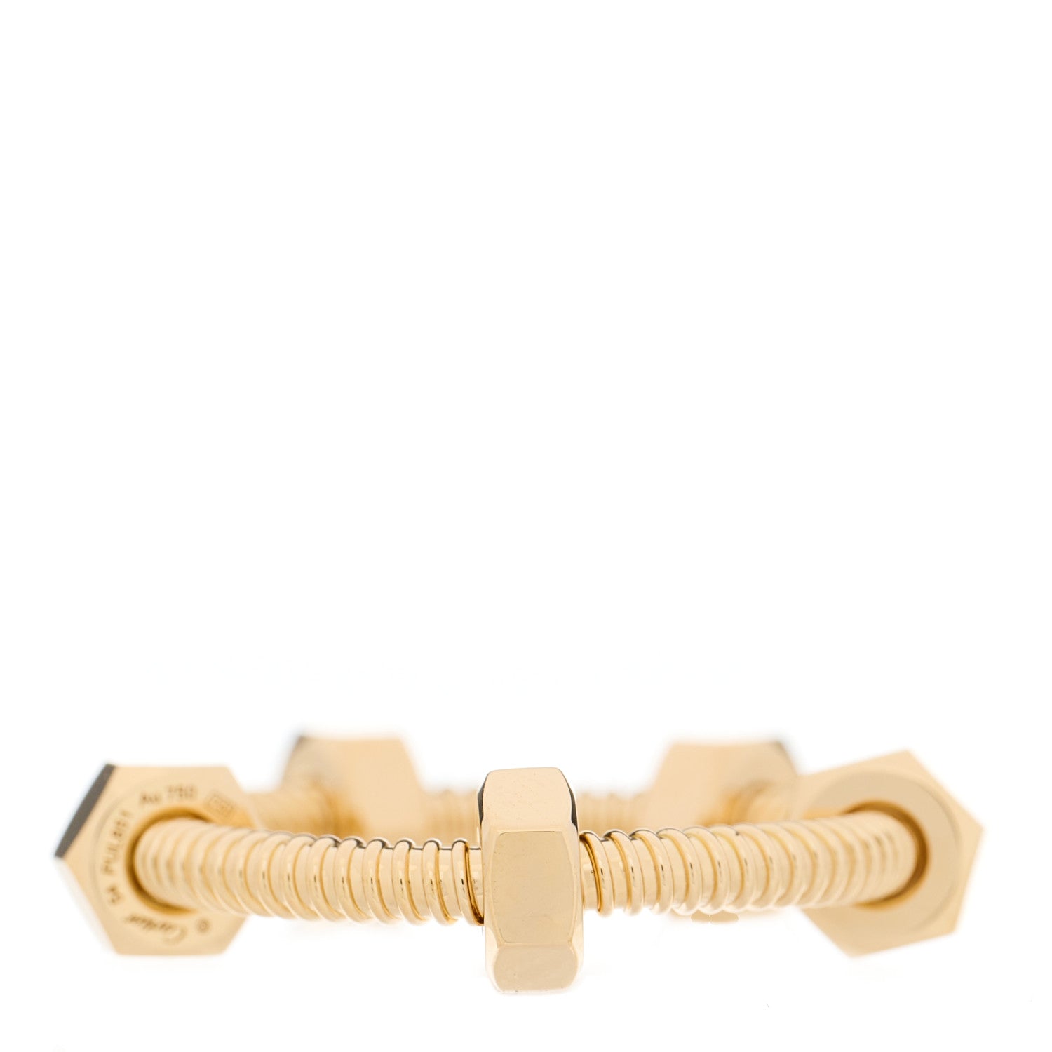 Cartier 18K Yellow Gold Ecrou De Cartier Ring 54 6.75 2 of 3