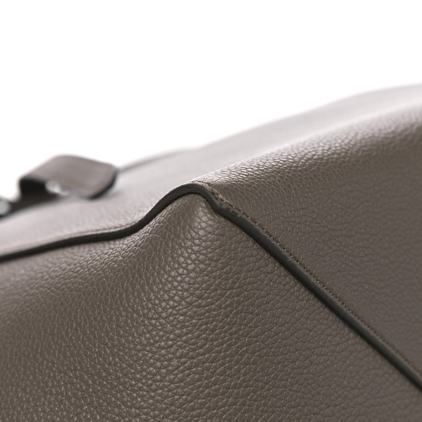 Soft Grained Calfskin Small Belt Cabas Phantom Taupe