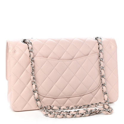 Chanel Caviar Quilted Medium Double Flap Light Pink 3 of 11