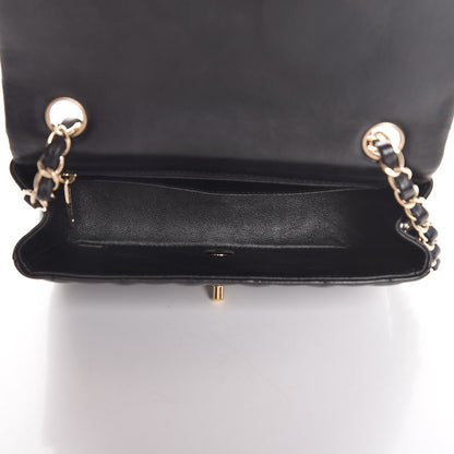Chanel Lambskin Quilted Mini Rectangular Flap Black 5 of 8
