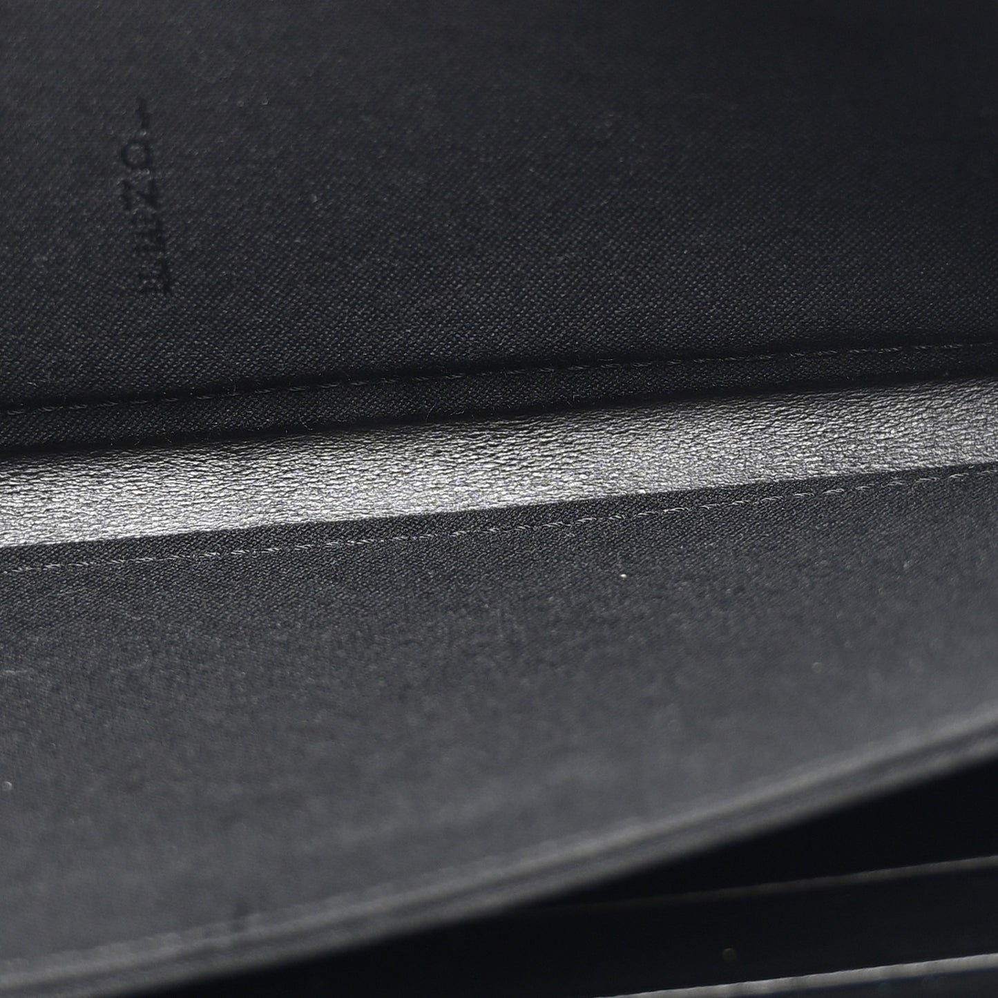 Glazed Fabric Vitello Liberty FF 1974 Diagonal Zip Around Wallet Tobacco Rosso Black