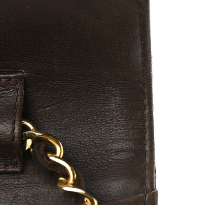 Chanel Lambskin Quilted Small Single Flap Brown 12 of 14