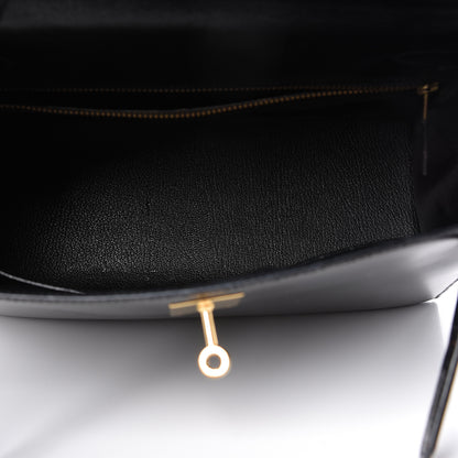 Hermes Box Kelly Sellier 28 Black 14 of 44