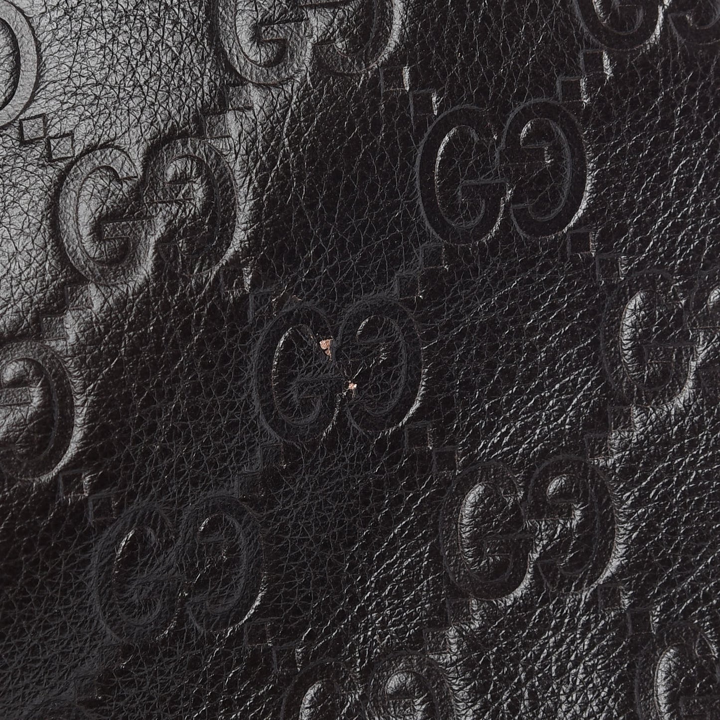 Guccissima Medium Carry On Duffle Dark Brown
