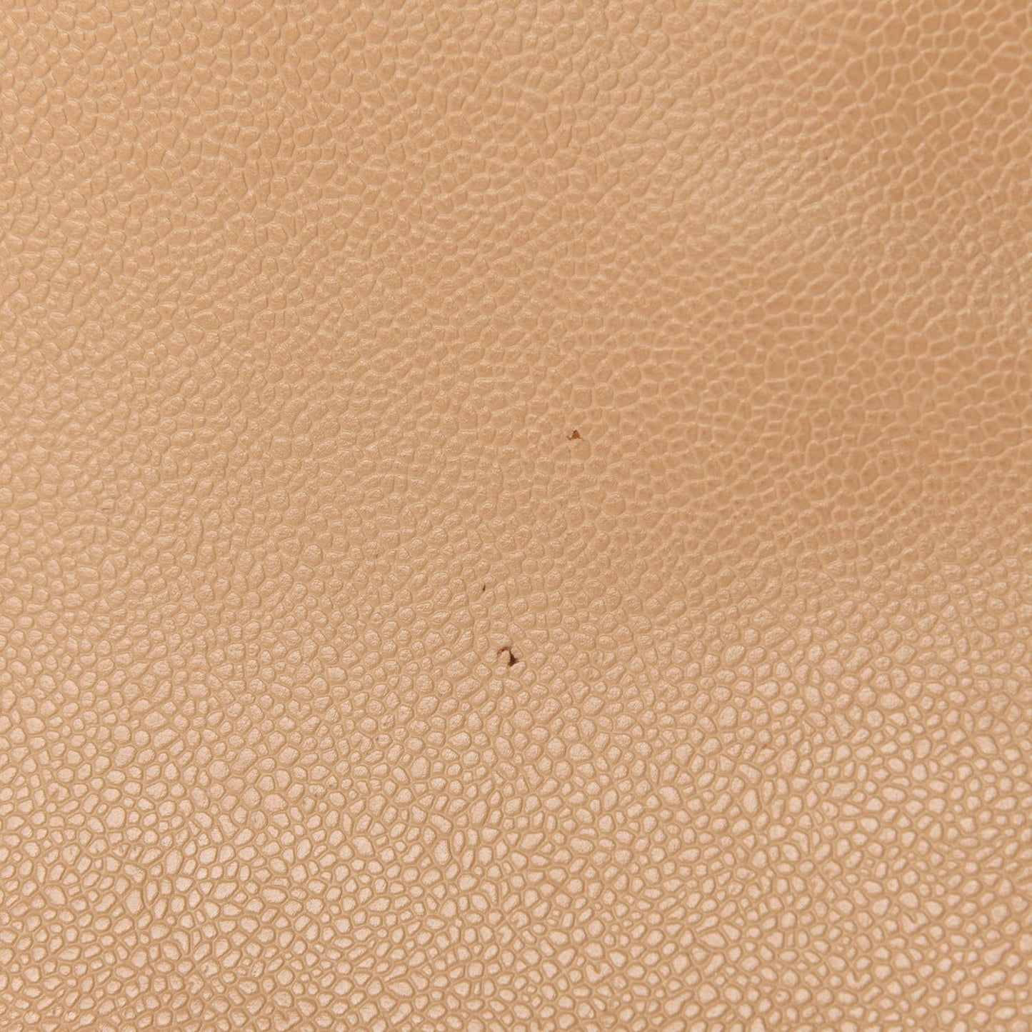Caviar Logo Shoulder Bag Beige