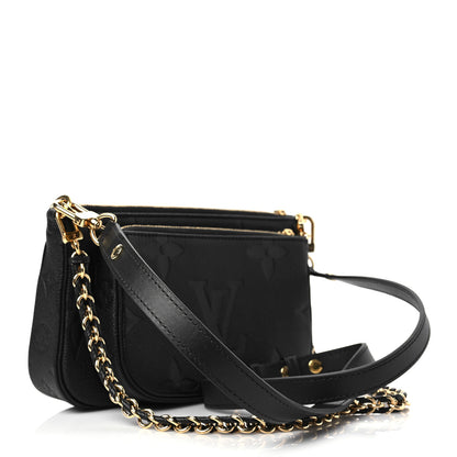 Louis Vuitton Empreinte Monogram Giant Multi Pochette Accessories Black 3 of 7