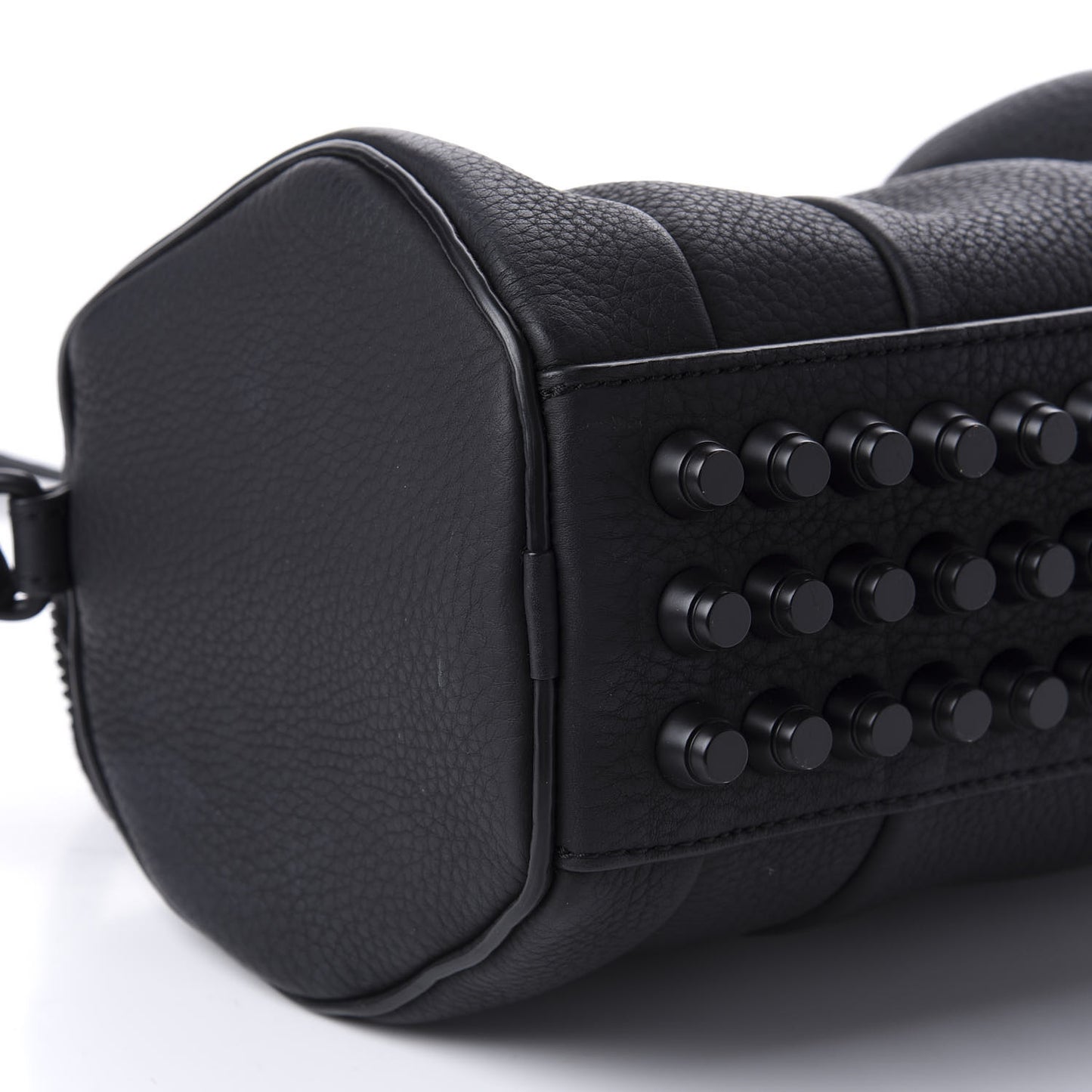 Pebbled Lambskin Rockie Black Matte Black Hardware